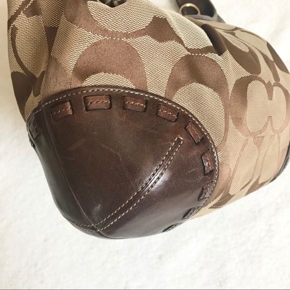 Coach Ergo Classic Signature Pleated Hobo Bag - Picture 10 of 16